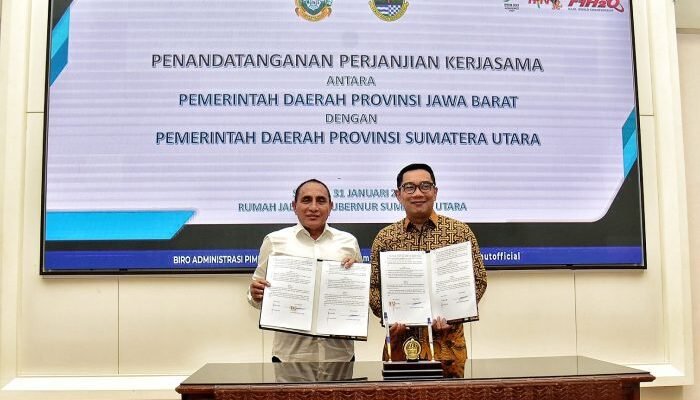Edy Rahmayadi dan Ridwan Kamil Jalin Kerja Sama Tingkatkan Kualitas Bank Daerah
