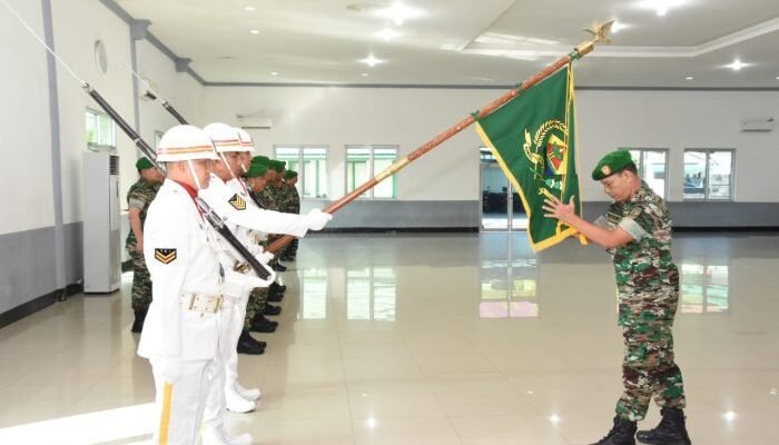 Danrem 023/KS Pimpin Acara Tradisi Korps Pelepasan dan Penerimaan Perwira