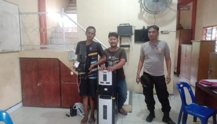 Maling Bongkar Kantor Ditangkap Unit Reskrim Polsek Lima Puluh
