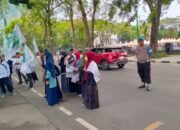 Polrestabes Medan Kawal Unjuk Rasa Partai Buruh di DPRD Sumut