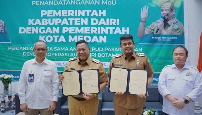 Pemko Medan Jalin Kerjasama dengan Pemkab Dairi di Bidang Pangan&nbsp;