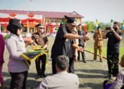 Syah Afandin Hadiri Upacara Diktukba SPN Hinai: Jadilah Polisi yang Humanis
