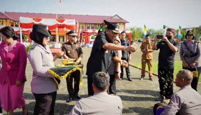 Syah Afandin Hadiri Upacara Diktukba SPN Hinai: Jadilah Polisi yang Humanis