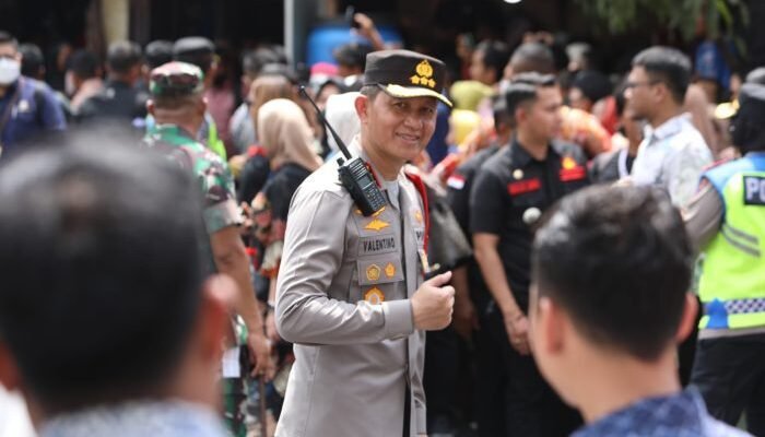 Polrestabes Medan Kawal Kunjungan Presiden Jokowi