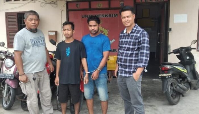 Polisi Bekuk Dua Pelaku Curanmor di Kutalimbaru