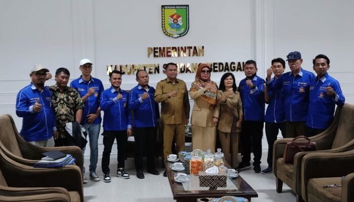 Darma Wijaya Terima Audiensi DPC HNSI Sergai
