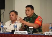 Danrem 023/KS Pimpin Rapat Pengamanan Kunjungan Wakil Presiden