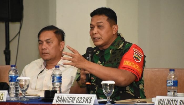 Danrem 023/KS Pimpin Rapat Pengamanan Kunjungan Wakil Presiden