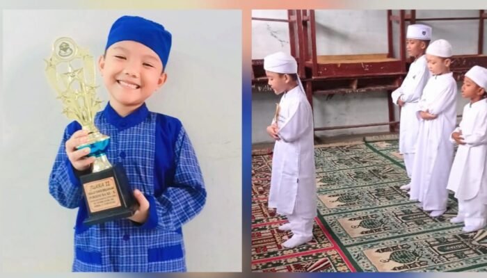 Wakili RA Al Ikhlas Marindal, Tsaqib El Fathin Lubis Juara II Lomba Imam Salat Subuh