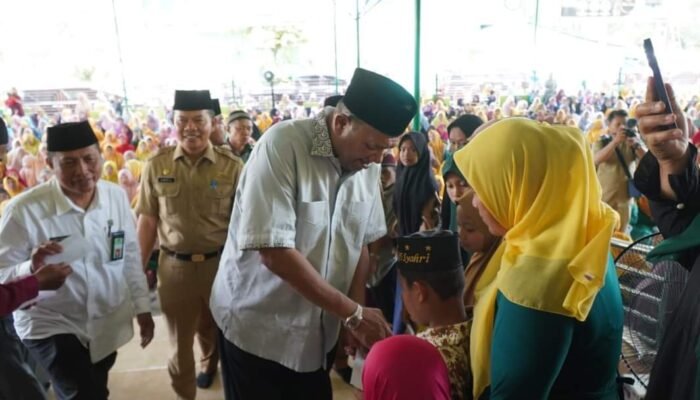 Terus Pimpin Langkat Sampai 2029, Doa Warga Kecamatan Selesai Saat Peringati Isra’ Miraj Untuk Syah Afandin