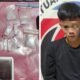Pengedar sabu dan barang bukti. (Foto : ist).