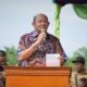 Plt Bupati Langkat Syah Afandin saat pidato sambutan, Kamis (2/3/2023). (Foto : Ist).