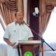 Plt Bupati Langkat Syah Afandin saat pidato sambutan pada Musrenbang, Kamis (15/3/2023). (Foto : ist).