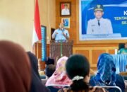 Plt Bupati Langkat Syah Afandin Hadiri Sosialisasi Permendagri No.18, Tentang Posyandu