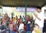 Syah Afandin di Dukung Warga Hinai Jadi Bupati Langkat di 2024-2029 Pada Peresmian Mushollah