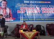 Bakal Calon Bupati Dairi Rimso Sinaga Jalin Silaturahmi dengan Keluarga Besar Sinaga