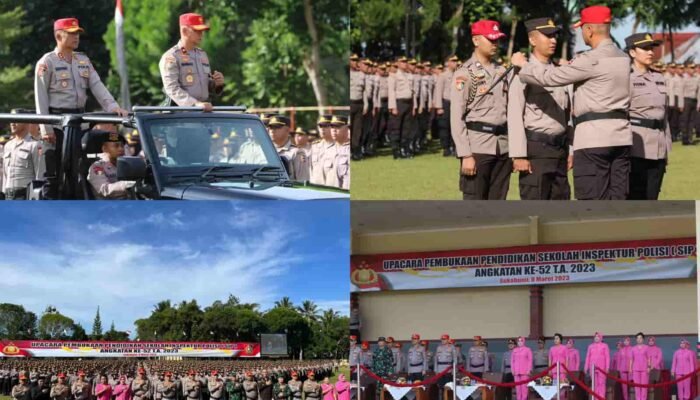 2168 Bintara Polri Resmi Ikuti Pendidikan SIP