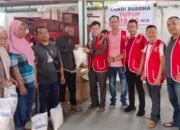 Candi Buddha-Pewarta Bagikan Paket Sembako Kepada Warga Kurang Mampu