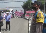 Massa Pelajar Mahasiswa Geruduk Markas Polda Sumut
