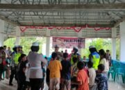 Polres Lahat Berikan Trauma Healing Anak-Anak Korban Banjir Bandang