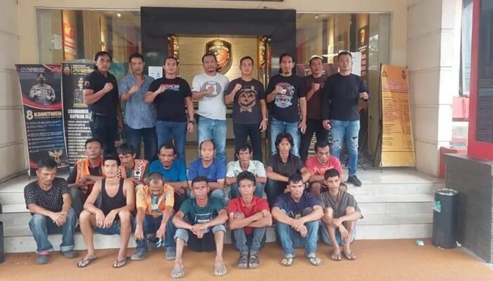 Resahkan Masyarakat, Polda Sumut Amankan Belasan Preman di Beberapa Lokasi