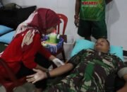 Sambut Ramadhan, Kodim 0309/Solok Gelar Donor Darah