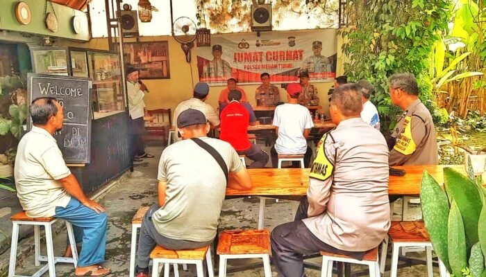 Polsek Medan Timur Konsisten Adakan Jumat Curhat&nbsp;