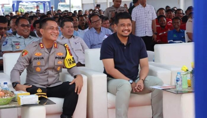 Kapolres Belawan Dampingi Bobby Nasution Kampanye Penerapan STID