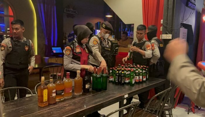 Ops Pekat Musi 2023, Puluhan Miras dan 3 Wanita Tanpa Identitas Diamankan