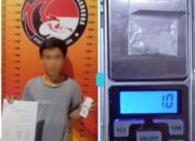 Kurir Sabu Pasrah Diringkus Satresnarkoba Polres Pagaralam