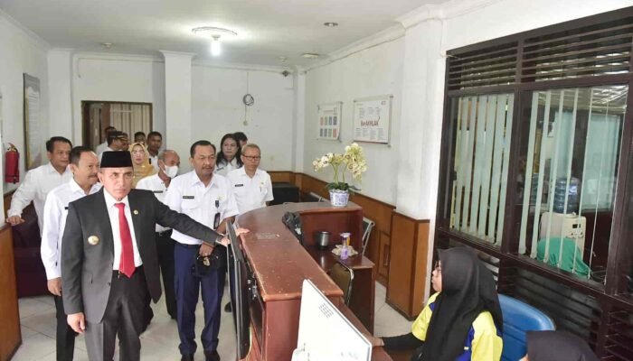 Gubernur Edy Rahmayadi Sidak ke Sejumlah Kantor OPD dan Memastikan Pelayanan Publik Normal Seperti Biasa