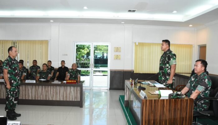 Korem 023/KS Terima Tim Penilaian Verifikasi Pembangunan WTRB dari Mabes AD