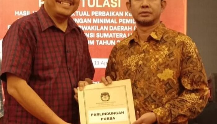 KPU Sumut Tetapkan 22 Bacalon DPD, Parlindungan Purba Satu-Satunya Putra Simalungun 