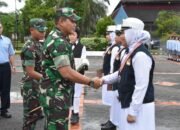 Danrem 023/KS Irup Pelepasan Siswa Angkatan XXVI SMAN 1 Matauli Pandan