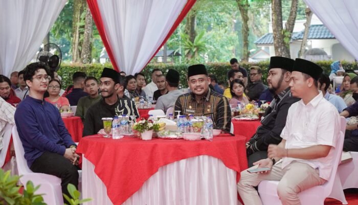 Bobby Nasution Buka Puasa Bersama Wartawan Hingga Konten Creator