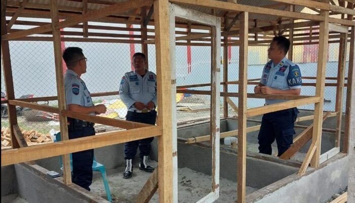 Rutan Kelas 1 Medan Bangun Fasilitas Kunjungan dan Areal Jelang Lebaran