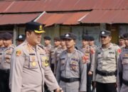 Gelar Apel Pasukan Ops Ketupat Toba 2023 di Tapanuli Utara