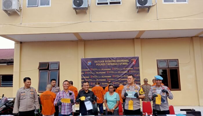 Polres Taput Tangkap Pelaku Pencuri Emas 520 Gram