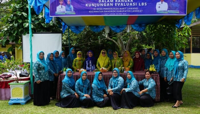 Tim Evaluasi TP PKK Provsu Kunjungi Desa Perkebunan Bukit Lawang