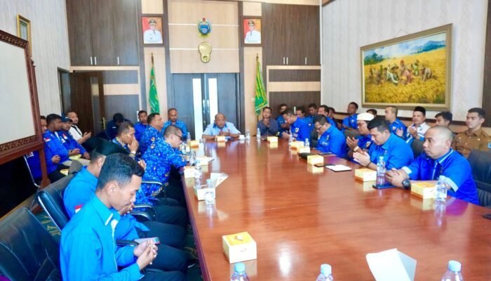 Plt Bupati Langkat Terima Audiensi KNPI