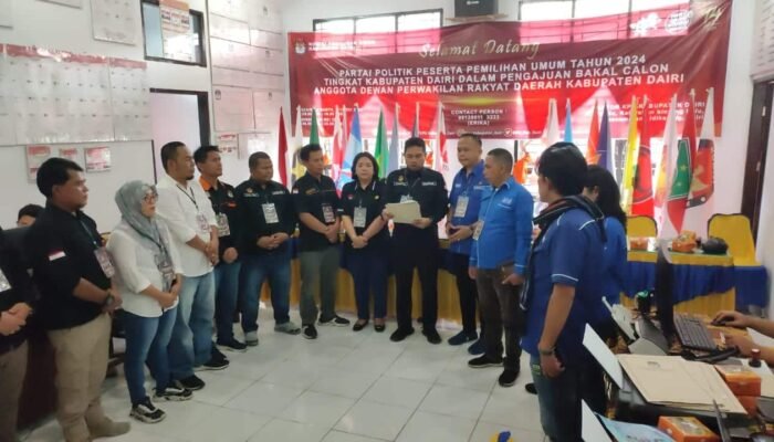 Partai Demokrat Dairi Daftarkan Bacalegnya Target Amankan Pilkada 2024