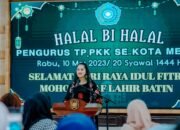 Kahiyang Ayu Hadiri Halal Bihalal, Ajak Seluruh Kader Sukseskan HUT Dekranas & HKG PKK
