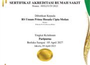RS Prima Husada Cipta Medan Raih Predikat Paripurna Buktikan Penuhi Standarisasi Terbaik