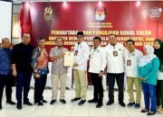 Ketua DPW PKB Sumut Sukhairi dan 100 Bacaleg Jalan Kaki Dengan Iringan Musik Ke KPU Serta Target Raih 10 Kursi DPRD Sumut