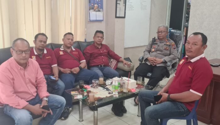 Pewarta Halal Bihalal ke Kapolsek Medan Area