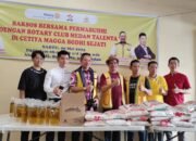Permabudhi Sumut Bersama Rotary Club Medan Talenta Bagikan Sembako