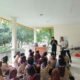Darwis H Harahap memotivasi peserta Raimuna VIII Kota Medan di Cadika Pramuka Medan Johor, Kamis (22/06/2023). (Foto : Zultaufik).