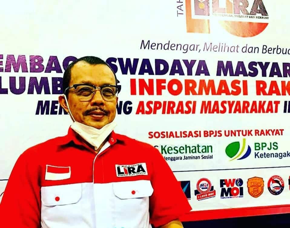 Presiden LSM LIRA, M. Jusuf Rizal, Sabtu (23/6/2023). (Foto : ist).