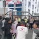 Masyarakat Garuda Sumatera Utara (Margasu) saat melakukan aksi di depan gedung DPRD, Kamis (22/6/2023). (Foto : ist).