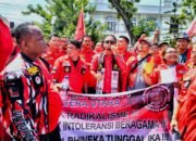Pemuda Batak Bersatu Unjuk Rasa di Empat Tempat Vital Kota Medan